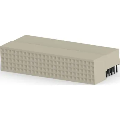 Female connector, 125 pole, pitch 2 mm, angled, 5100145-1 - 1