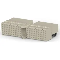 Female connector, 110 pole, pitch 2 mm, angled, 5100147-1