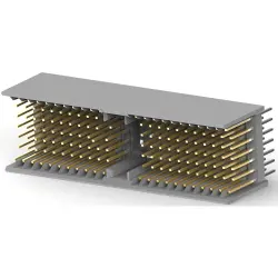 Male connector, 154 pole, pitch 2 mm, straight, 5188834-1