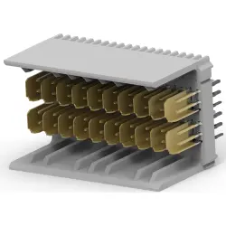 Male connector, 60 pole, pitch 2.5 mm, straight, 6469025-1