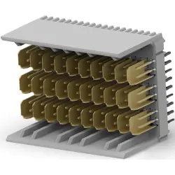 Male connector, 60 pole, pitch 2.5 mm, straight, 6469083-1