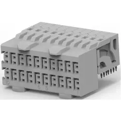 Female connector, 60 pole, pitch 2.5 mm, angled, 2065769-1