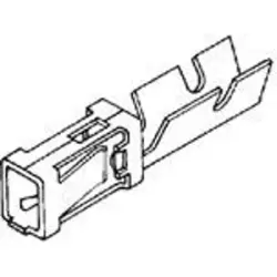 Receptacle, 0.3-0.9 mm², AWG 22-18, crimp connection, tin-plated, 280702-1