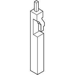 Coding pin for PCB connector, 87077-2