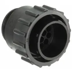 Plug housing, 14 pole, crimp connection, screw locking, straight, 206044-1