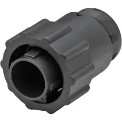 Plug housing, 4 pole, crimp connection, screw locking, straight, 182651-1