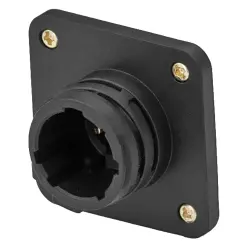 Plug housing, 9 pole, solder connection, straight, 206852-8