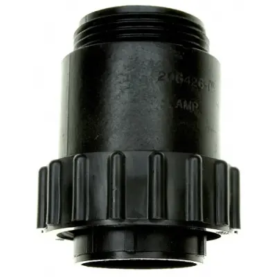 Plug housing, 3 pole, crimp connection, screw locking, straight, 206426-1 - 1