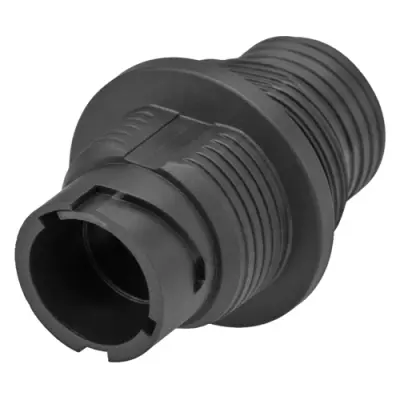 Socket housing, 2 pole, crimp connection, bayonet locking, straight, 1445538-1 - 1