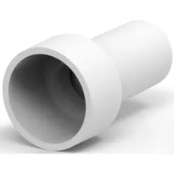 End connectorwith insulation, 0.3-6.0 mm², AWG 22 to 10, white, 19.69 mm, 35653