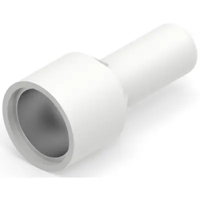 End connectorwith insulation, 0.3-6.0 mm², AWG 22 to 10, natural, 24.89 mm, 53915-1 - 1