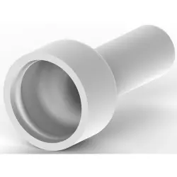 End connectorwith insulation, 0.3-2.0 mm², AWG 22 to 14, natural, 17.27 mm, 8-35115-1
