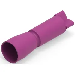 End connectorwith insulation, 0.3-2.0 mm², AWG 22 to 14, purple, 21.21 mm, 8-36964-1