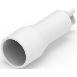 End connectorwith insulation, 0.3-3.0 mm², AWG 22 to 12, white, 28.19 mm, 2-329251-1