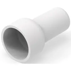 End connectorwith insulation, 0.3-6.0 mm², AWG 22 to 10, natural, 19.69 mm, 2-35653-1