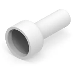 End connectorwith insulation, 0.3-2.0 mm², AWG 22 to 14, white, 17.27 mm, 1-35115-0