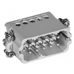 Pin contact insert, 5, 16 pole, equipped, screw connection, 1-1103416-1