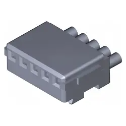 Connection cable, 158.8 mm, socket straight to open end, 0.205 mm², AWG 24, 2058943-4