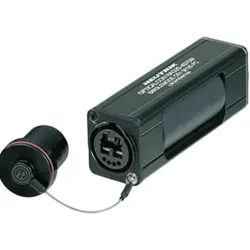 FO connector, LC duplex, multimode, ceramic, black, NAO2M-H1W-A