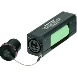 FO connector, LC duplex, singlemode, ceramic, black/green, NAO2SA-H1W-A