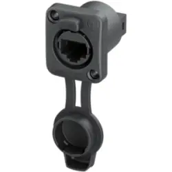 Panel socket, RJ45, Cat 3, IDC connection, NE8FDIS-TOP