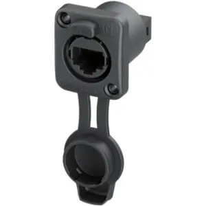 Panel socket, RJ45, Cat 3, IDC connection, NE8FDIS-TOP - 1