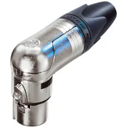 XLR jack, 7 pole, silver-plated, 1.0 mm², AWG 18, metal, NC7FRX