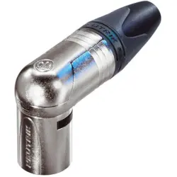 XLR plug, 4 pole, silver-plated, 1.5 mm², AWG 16, zinc die casting, NC4MRX
