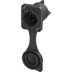 Panel plug, 3 pole, cable assembly, plug-in connection, 2.5 mm², NAC3MPX-TRUE1