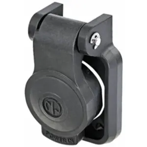 Ssealing cap, self closing, black for powerCON TRUE1 chassis connector, NSSC-1 - 1