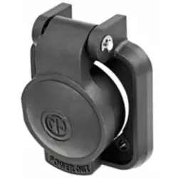 Ssealing cap, self closing, black for powerCON TRUE1 chassis connector, NSSC-2