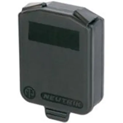 Ssealing cap, self closing, black for sockets/plugs, SCDX - 1