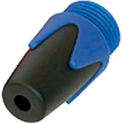 Cable grommet, blue for jack plug, BPX-6-BLUE - 1
