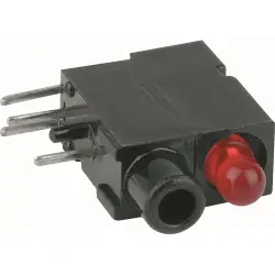 Switching socket, PCB connection, black, 1816.2133
