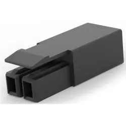 LED connector, 2 pole, Poke-In connection, 600 V, 9 A, 2834048-2