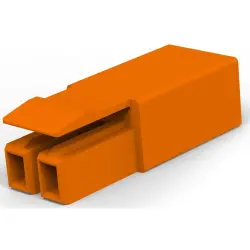 LED connector, 2 pole, Poke-In connection, 600 V, 9 A, 2834048-3