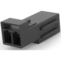 LED connector, 2 pole, Poke-In connection, 600 V, 9 A, 1-2834049-2