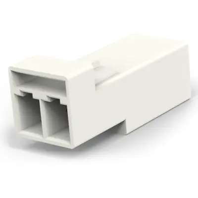 LED connector, 2 pole, Poke-In connection, 600 V, 9 A, 2834049-1 - 1