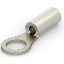 Uninsulated ring cable lug, 0.26-1.65 mm², AWG 22 to 16, 5 mm, metal, 323153