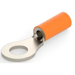 Uninsulated ring cable lug, 0.326-1.31 mm², AWG 22 to 16, 4.34 mm, M4, metal, 321897