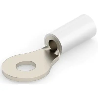 Uninsulated ring cable lug, 1.04-2.62 mm², AWG 16 to 14, 3.68 mm, M3.5, metal, 322373 - 1