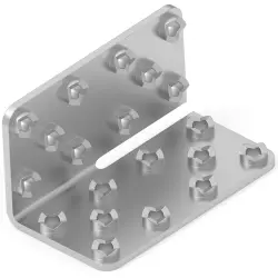Foil connector, uninsulated, 3.3-5.26 mm², AWG 12 to 10, silver, 23.67 mm, 329657