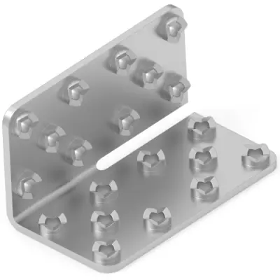 Foil connector, uninsulated, 3.3-5.26 mm², AWG 12 to 10, silver, 23.67 mm, 329657 - 1