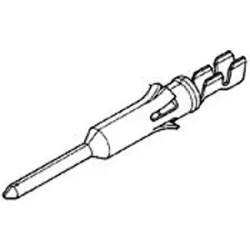 Pin contact, 0.2-0.6 mm², AWG 24-20, crimp connection, 66593-1