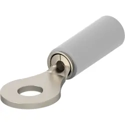 Insulated ring cable lug, 0.518 mm², AWG 20, 3.02 mm, gray, 1577622-1