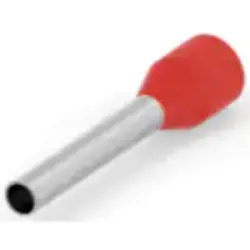 Insulated wire end ferrule, 0.75 mm², 14 mm/8 mm long, DIN 46228-4, gray, 966067-5