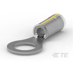 Insulated ring cable lug, 3.0-6.0 mm², AWG 12 to 10, 9.91 mm, natural, 53428-1