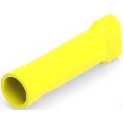 Butt connectorwith insulation, 3.0-6.0 mm², AWG 12 to 10, yellow, 29.46 mm, 321286