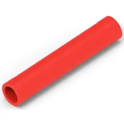 Butt connectorwith insulation, 0.3-1.42 mm², AWG 22 to 16, red, 27.33 mm, 34070