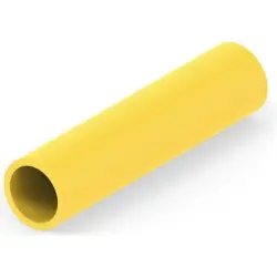 Butt connectorwith insulation, 3.0-6.0 mm², AWG 22 to 10, yellow, 29.46 mm, 34069